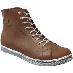 Andrea Conti 0027913 baskets Couleur Marron clair cuir