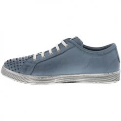 Andrea Conti Baskets basses cuir Couleur Bleu ciel -Andrea Conti Soldes 23113506 500 C